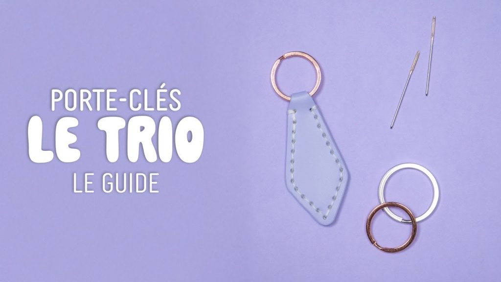 Lire la vidéo : tuto du kit Trio de porte-clés